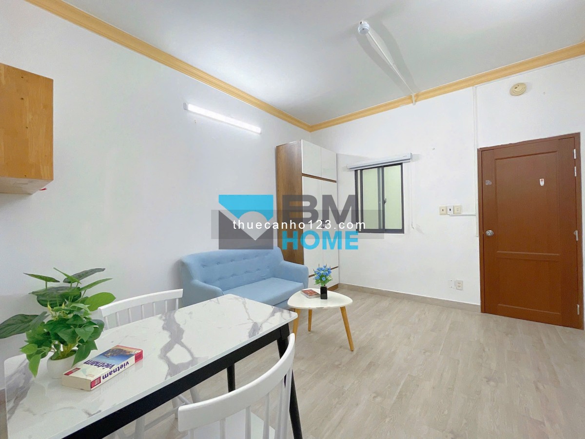 Căn hộ 1 phòng ngủ full nội thất có sẵn