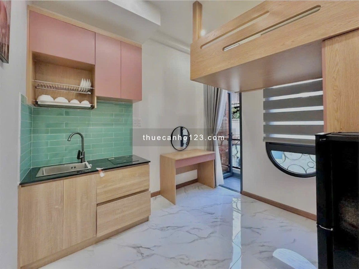 Căn Hộ Có Gác Full Nội Thất Ban Công Tại Quận 3 Gần Chợ Bàn Cờ, Bệnh Viện Từ Dũ