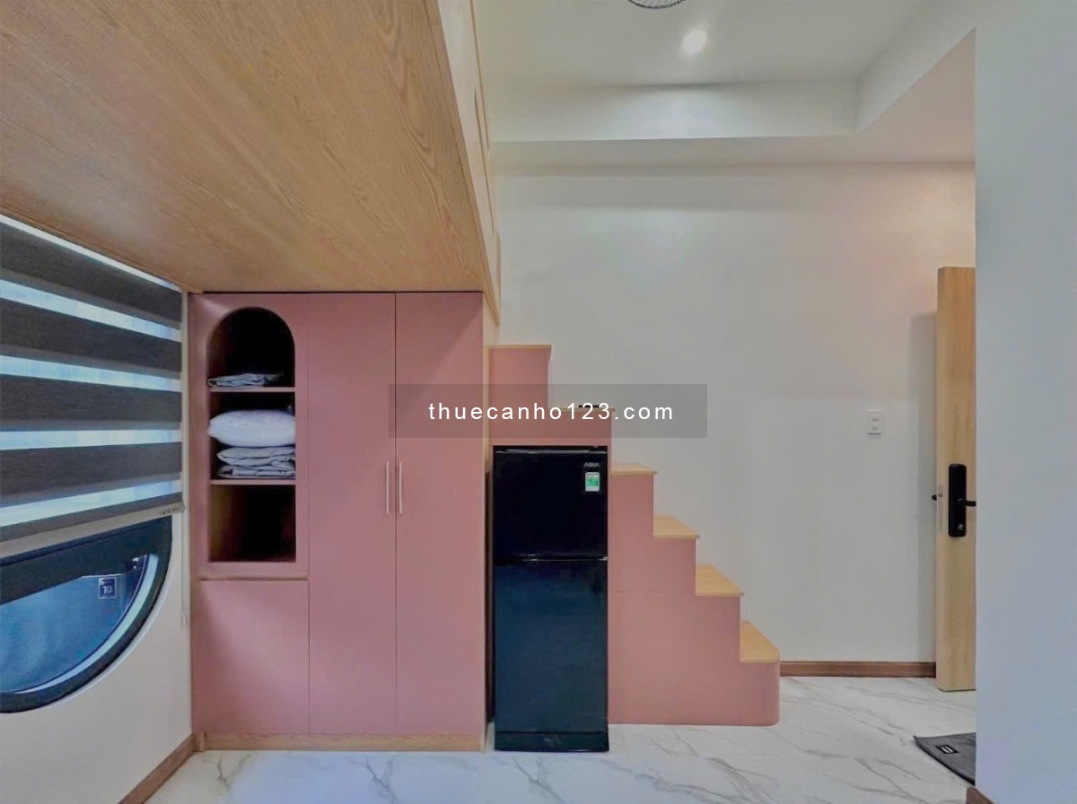 Căn Hộ Có Gác Full Nội Thất Ban Công Tại Quận 3 Gần Chợ Bàn Cờ, Bệnh Viện Từ Dũ