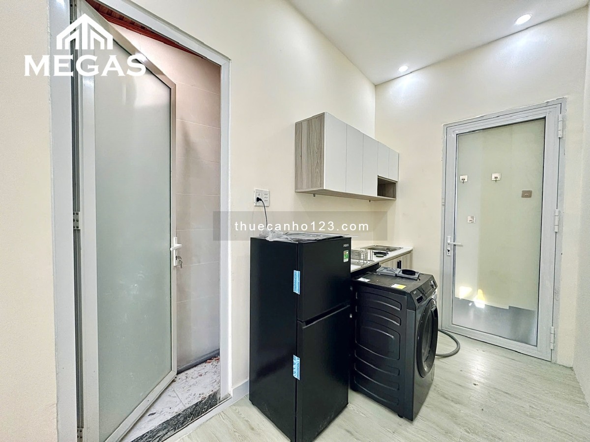Khai trương phòng mới 1pn ngủ tách bếp ban công thoáng mát máy giặc riêng