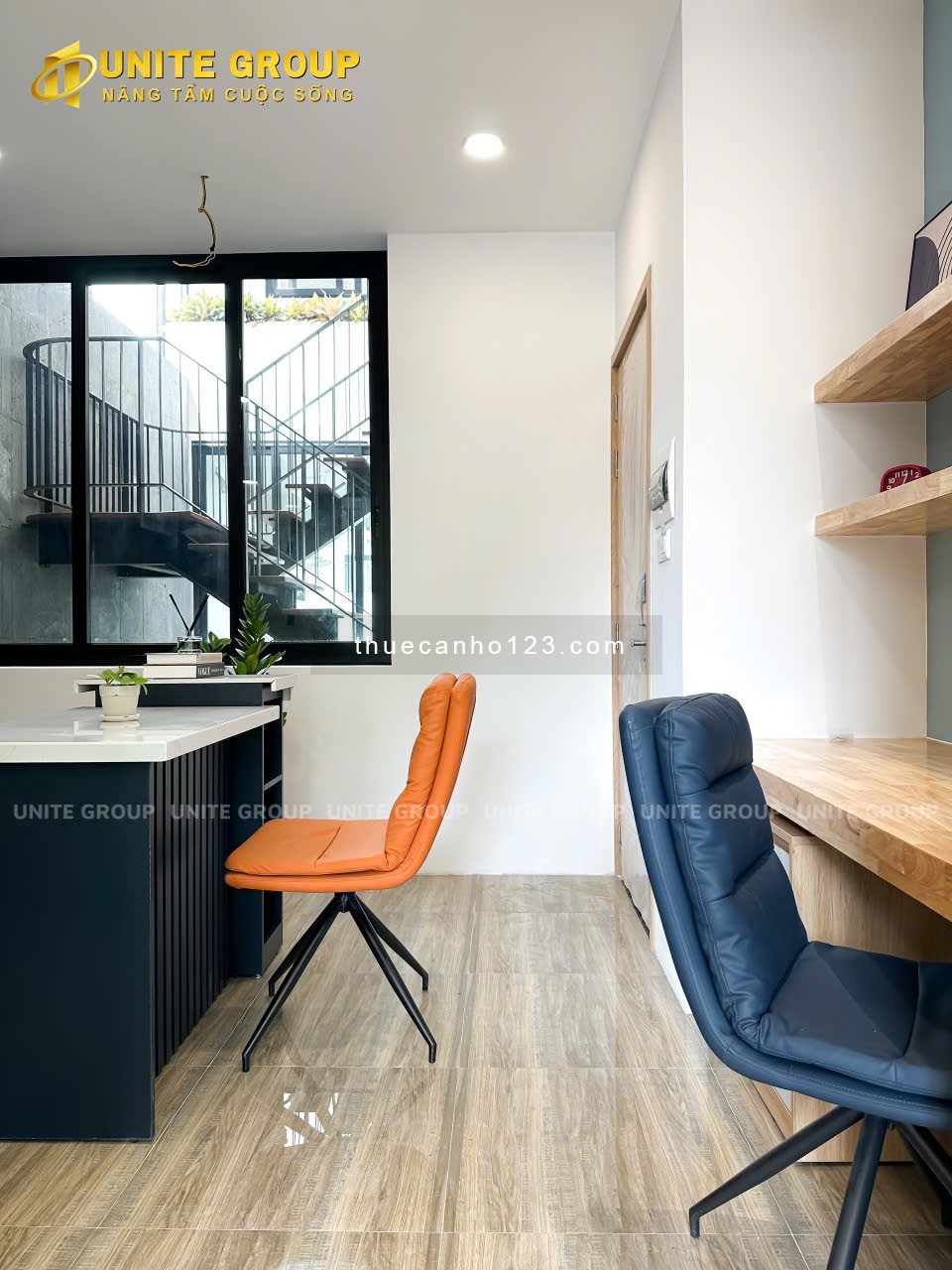 Cho thuê căn hộ dịch vụ full nội thất, cửa sổ lớn, 1PN quận Tân Bình