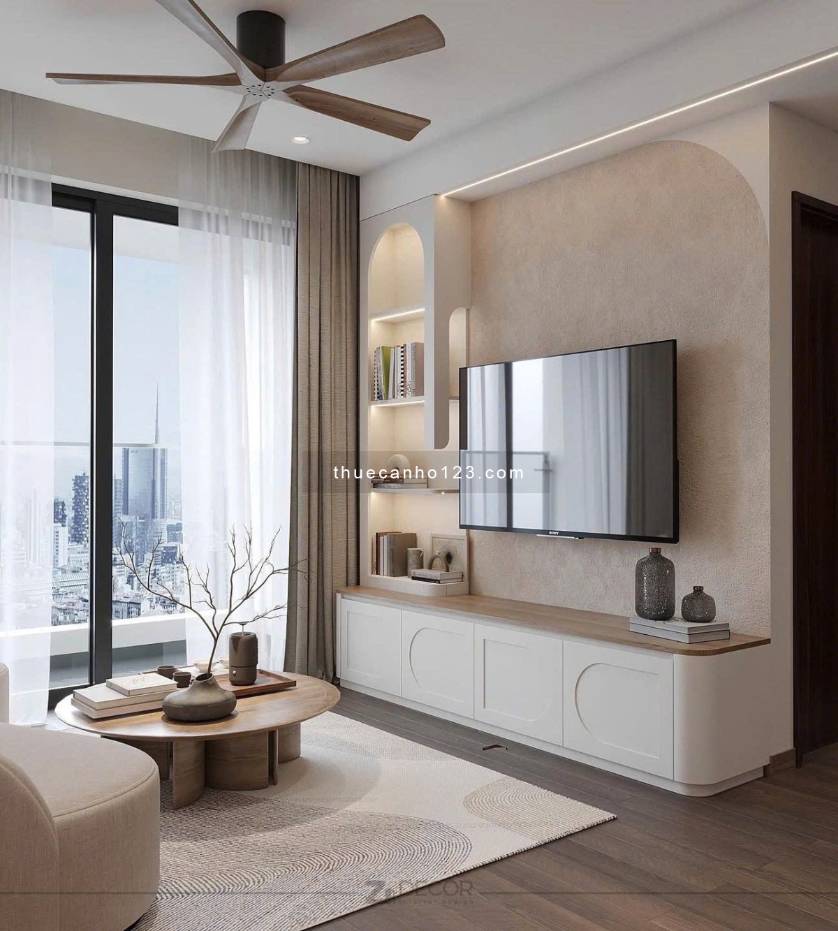 Cho thuê căn hộ 1PN/2PN full nội thất gần CV Hoàng Văn Thụ - Phường 2, Phường 4 - Quận Tân Bình