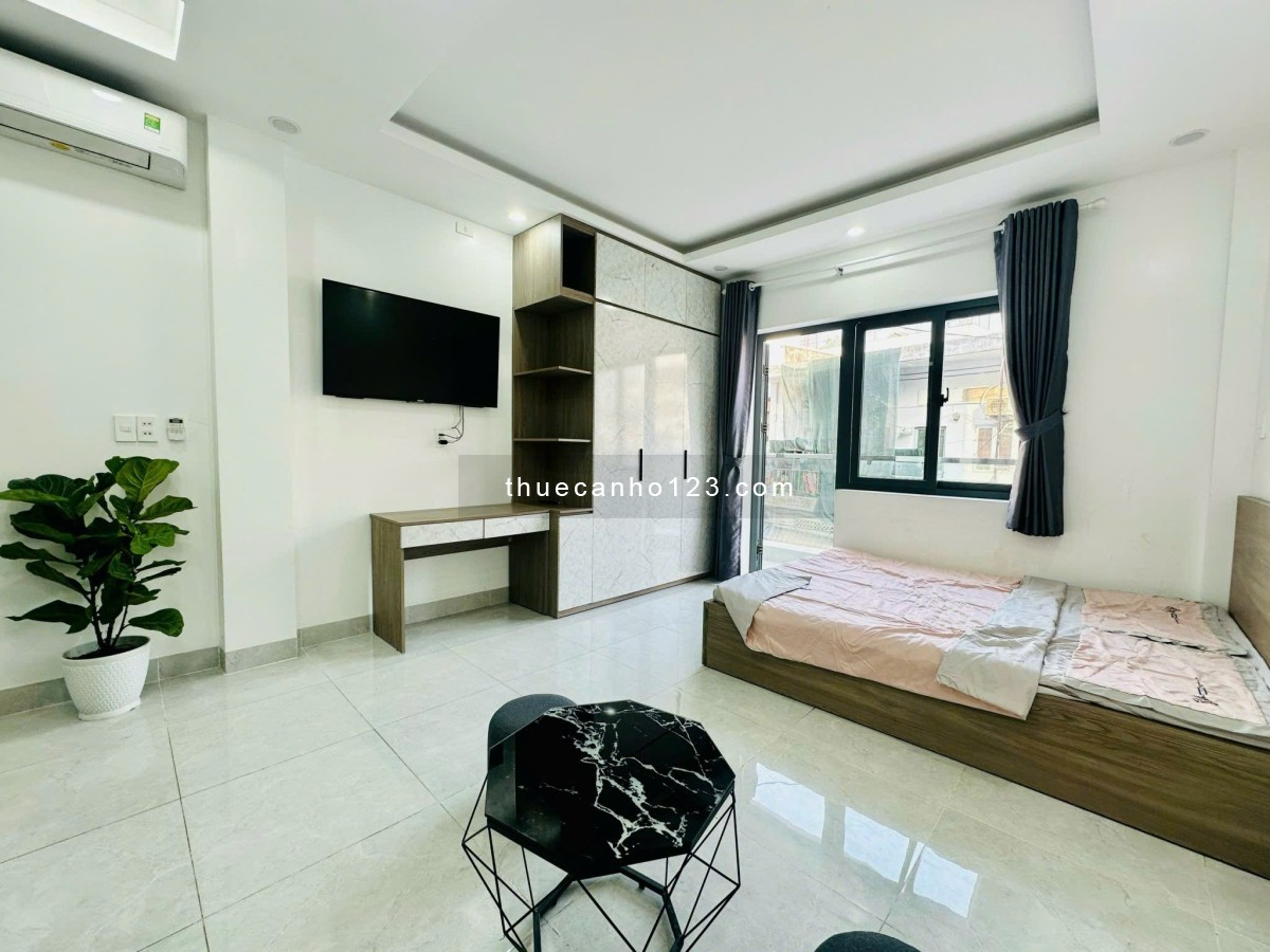 Cho thuê căn hộ đẹp, giá tốt nhất năm gần CMT8, Bến Thành Q1, đủ nội thất mới, bancol rộng
