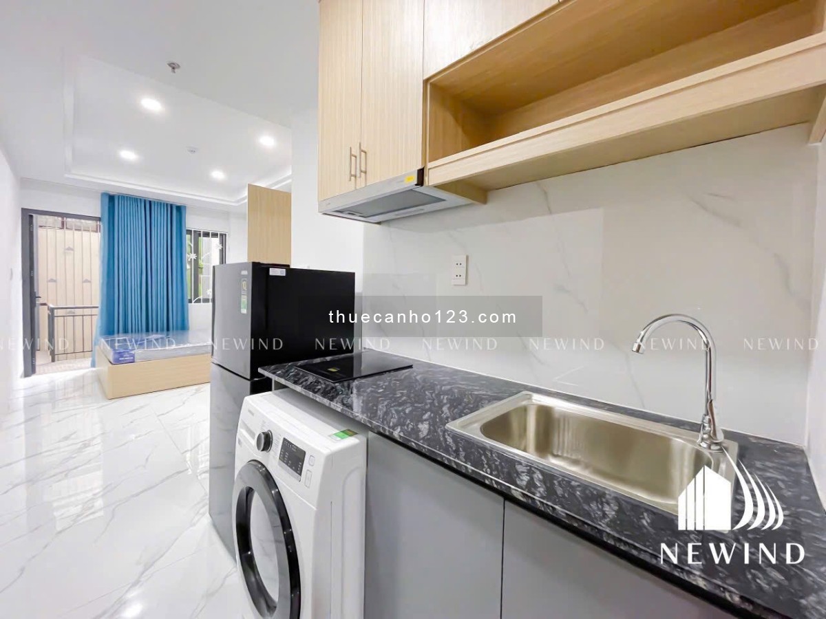 Căn hộ studio xa bếp bancol thoáng mát - Gần Lotte Mart - Đại học TĐT - Chợ Tân Quy