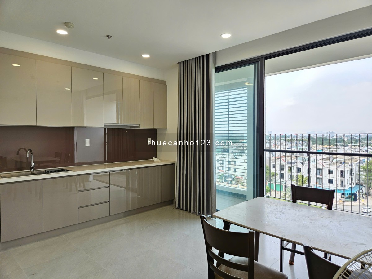 Căn hộ gia đình 3PN 3WC, MT Eastmark quận 9 có rèm máy lạnh.. nội thất nhà mới ở liền