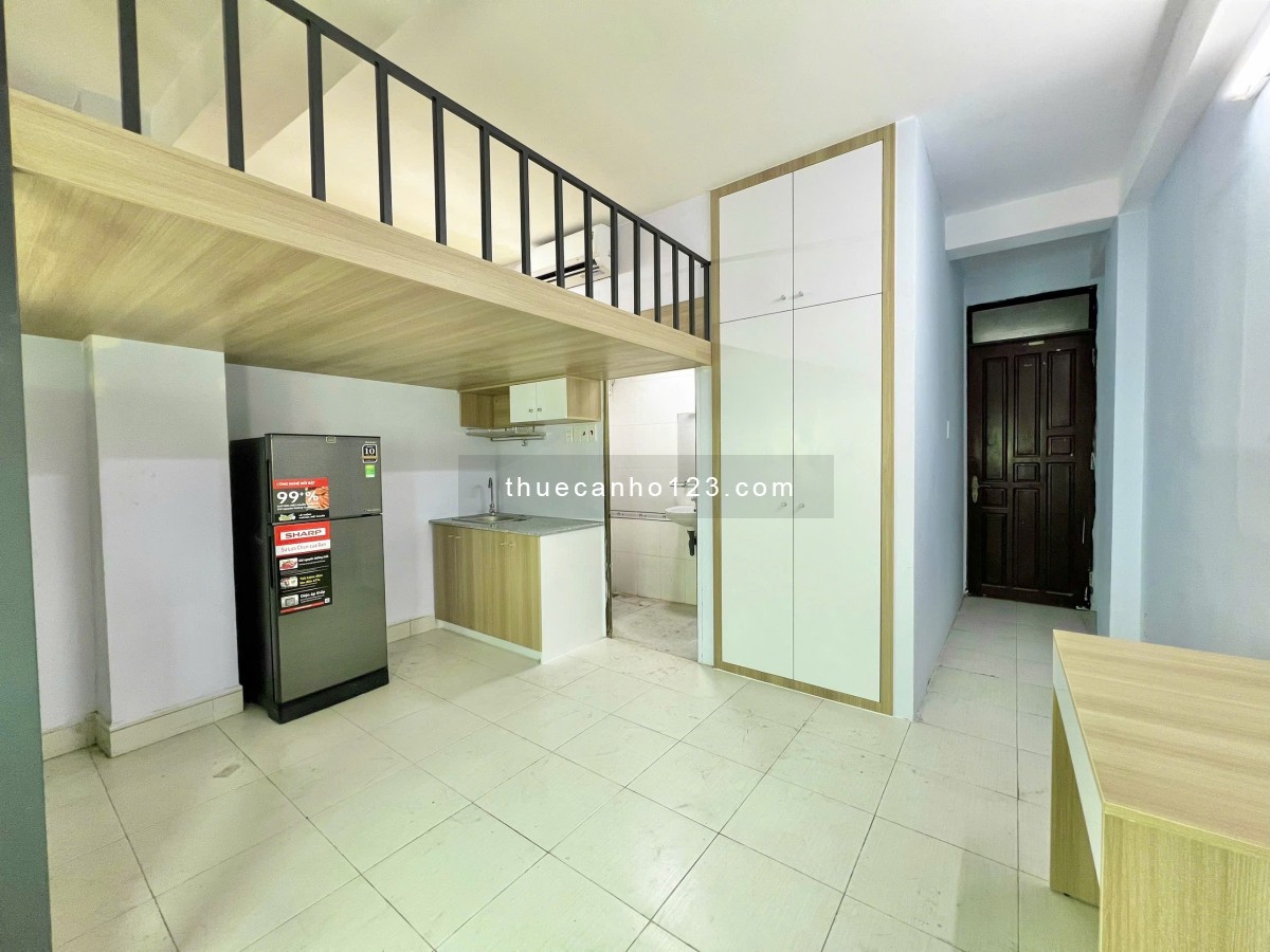 Cho thuê Căn Hộ Dịch Vụ Giá Rẻ + Đầy Đủ Nội Thất Mới + Cửa Sổ Trời Siêu Thoáng +Nguyễn Văn Cừ Quận 1