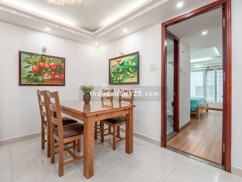 Cho thuê căn hộ 2PN - 3WC Rộng 86M2 - Trống sẵn gần chợ Bến Thành, công viên 23/9, ngã 6 Phù Đổng