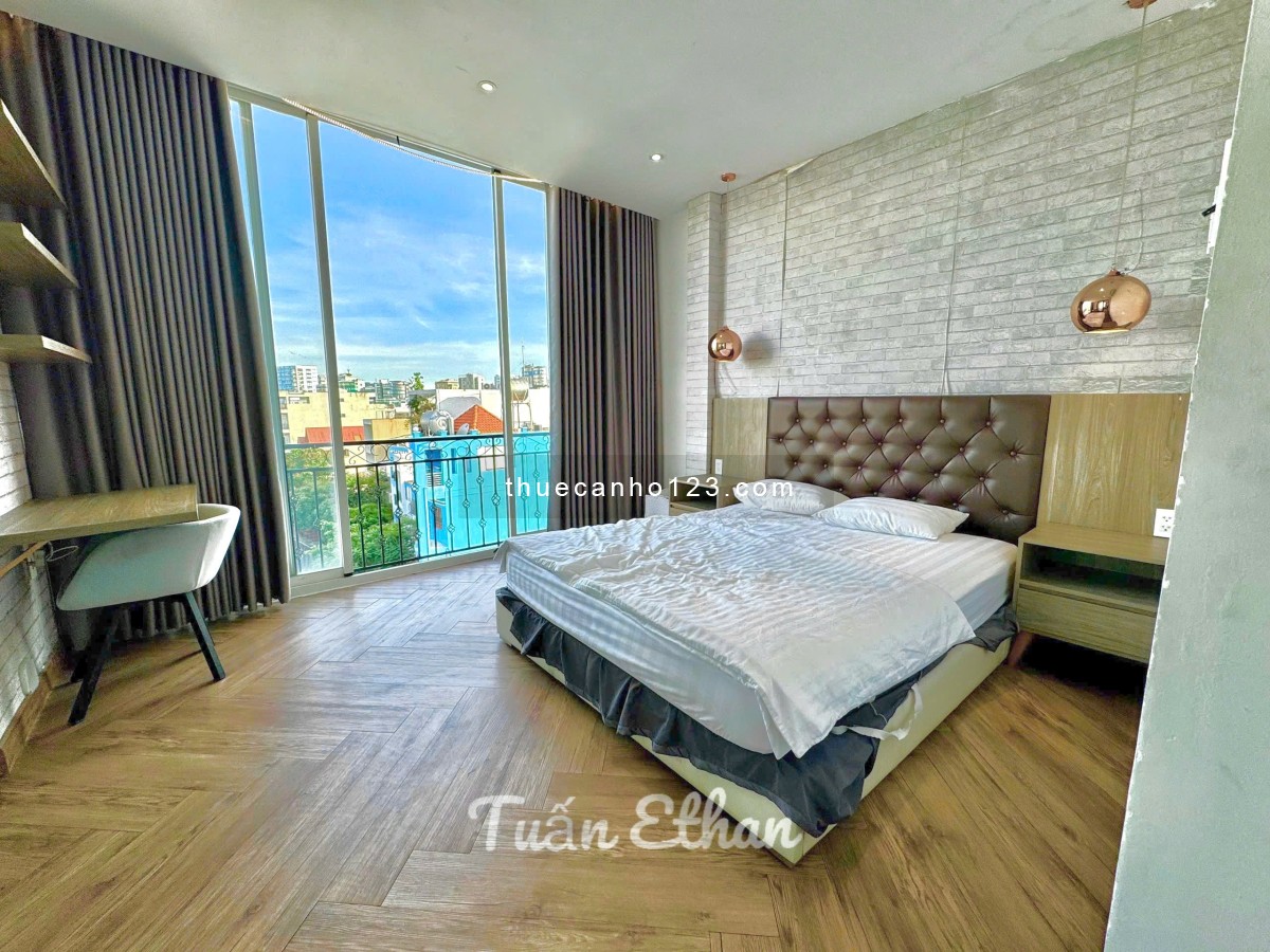 Cho thuê căn hộ studio ban công rộng thoáng tại quận 3