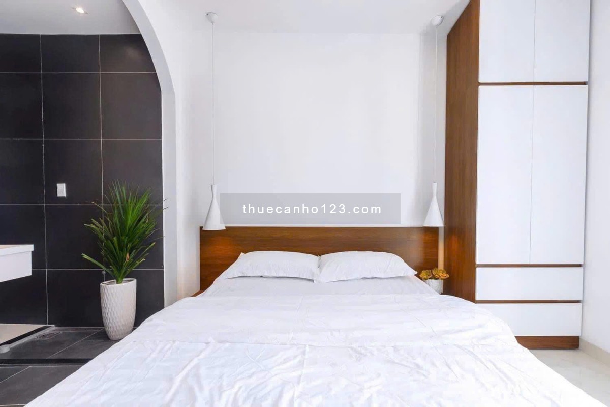 Cho Thuê CHDV Cao Cấp gần Cầu Điện Biên Phủ, Full Nội Thất, Ban công thoáng, Bảo vệ, Hầm xe