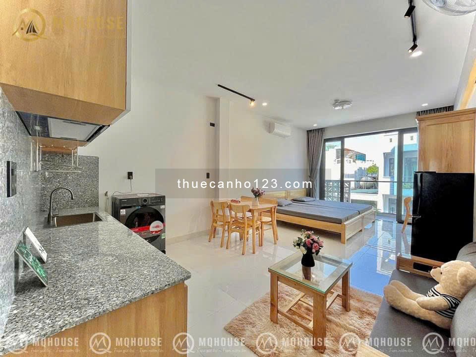 Cho thuê căn hộ cao cấp nhiều ánh sáng đày đủ nội thất gần công viên Gia Định - Phường 2,4- Tân Bình