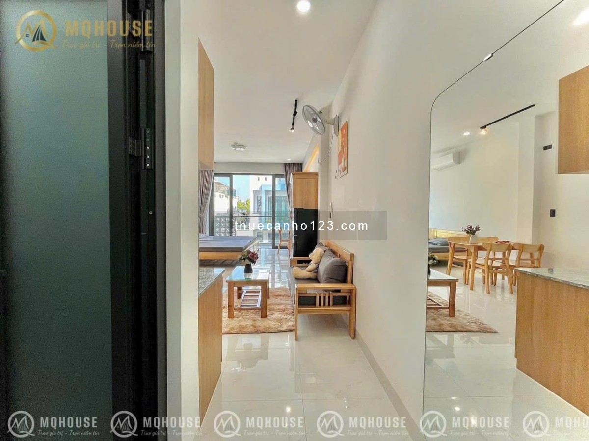 Cho thuê căn hộ cao cấp nhiều ánh sáng đày đủ nội thất gần công viên Gia Định - Phường 2,4- Tân Bình