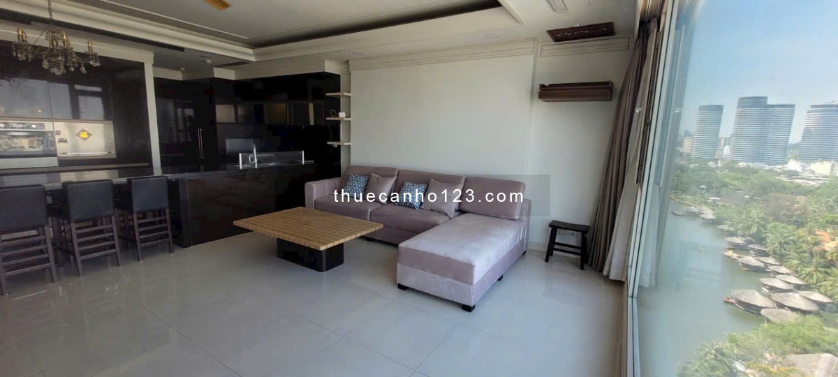 Cho thuê CHCC Catavil Hoàn cầu 600A ĐBP 120m2 chính chủ 0904222789 có 3PN 2Wc full đồ mới