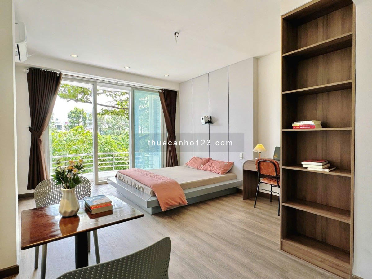 1PN Bancol 40m² - Tiện nghi, view sông, cây xanh siêu mát - Ngay bờ kè Hoàng Sa