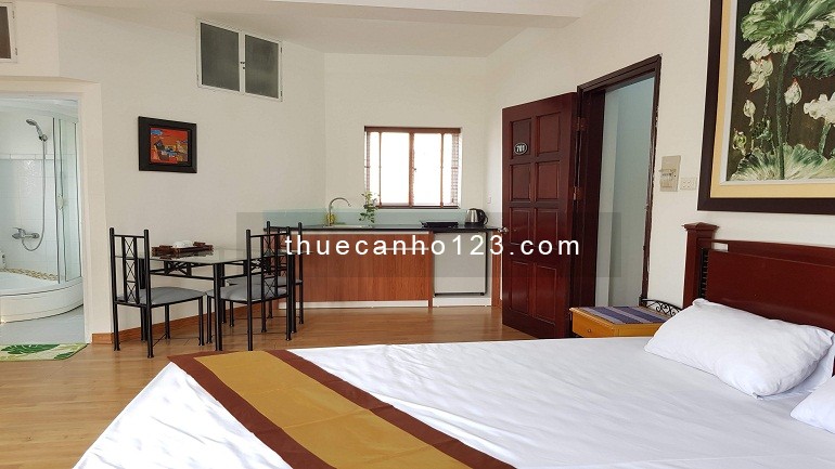 Cho thuê căn hộ dịch vụ tại Trần Hưng Đạo, Hoàn Kiếm, 35m2, 1PN, đầy đủ nội thất