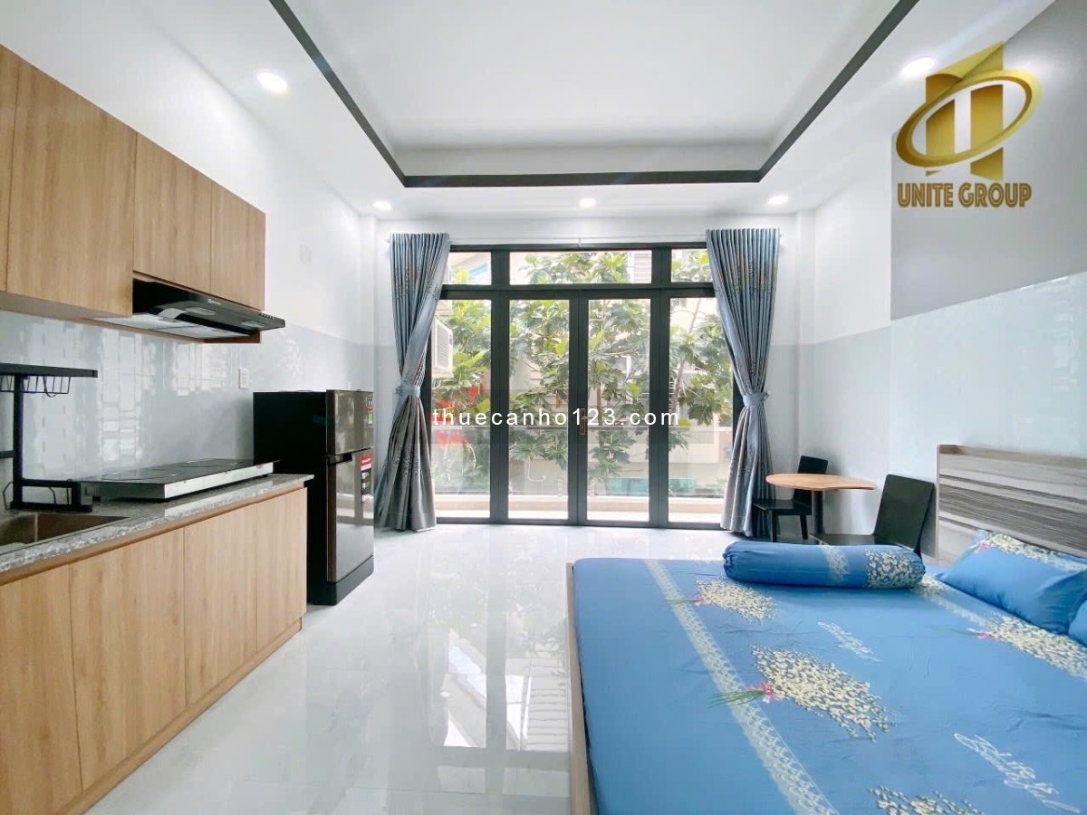 Căn hộ Studio Full Nội Thất Ban Công Lớn Đường Âu Dương Lân Q8 Gần Cầu Chữ Y qua Q1, Q5 5p xe máy