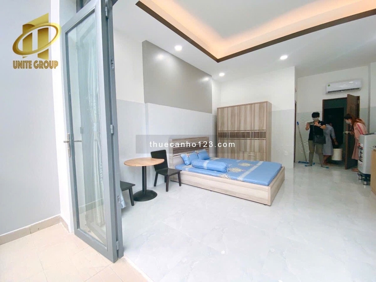 Căn hộ Studio Full Nội Thất Ban Công Lớn Đường Âu Dương Lân Q8 Gần Cầu Chữ Y qua Q1, Q5 5p xe máy