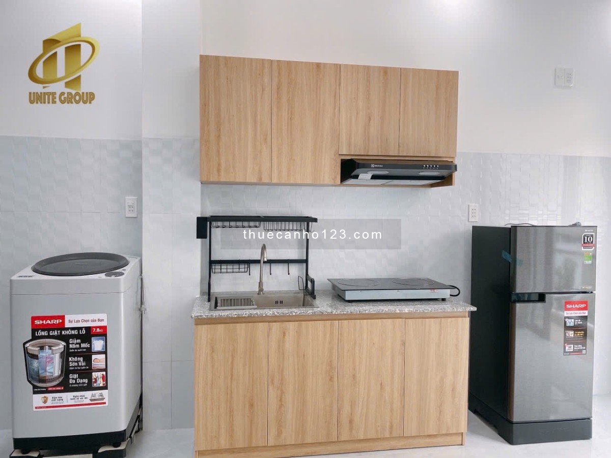 Căn hộ Studio Full Nội Thất Ban Công Lớn Đường Âu Dương Lân Q8 Gần Cầu Chữ Y qua Q1, Q5 5p xe máy