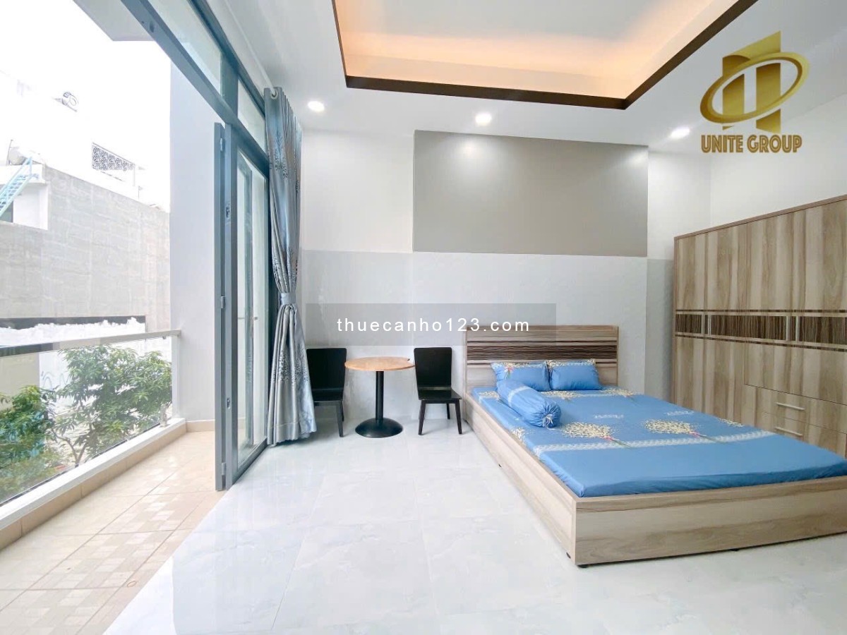 Căn hộ Studio Full Nội Thất Ban Công Lớn Đường Âu Dương Lân Q8 Gần Cầu Chữ Y qua Q1, Q5 5p xe máy