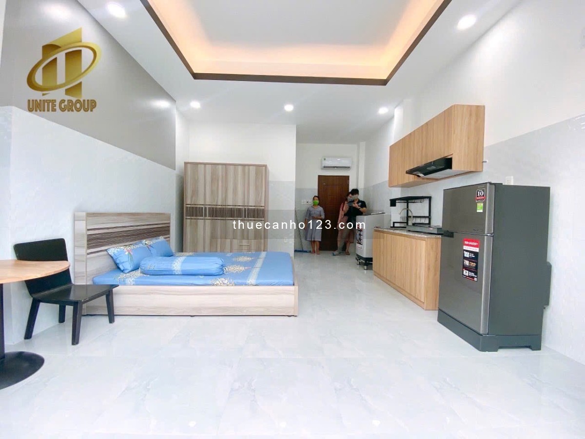 Căn hộ Studio Full Nội Thất Ban Công Lớn Đường Âu Dương Lân Q8 Gần Cầu Chữ Y qua Q1, Q5 5p xe máy
