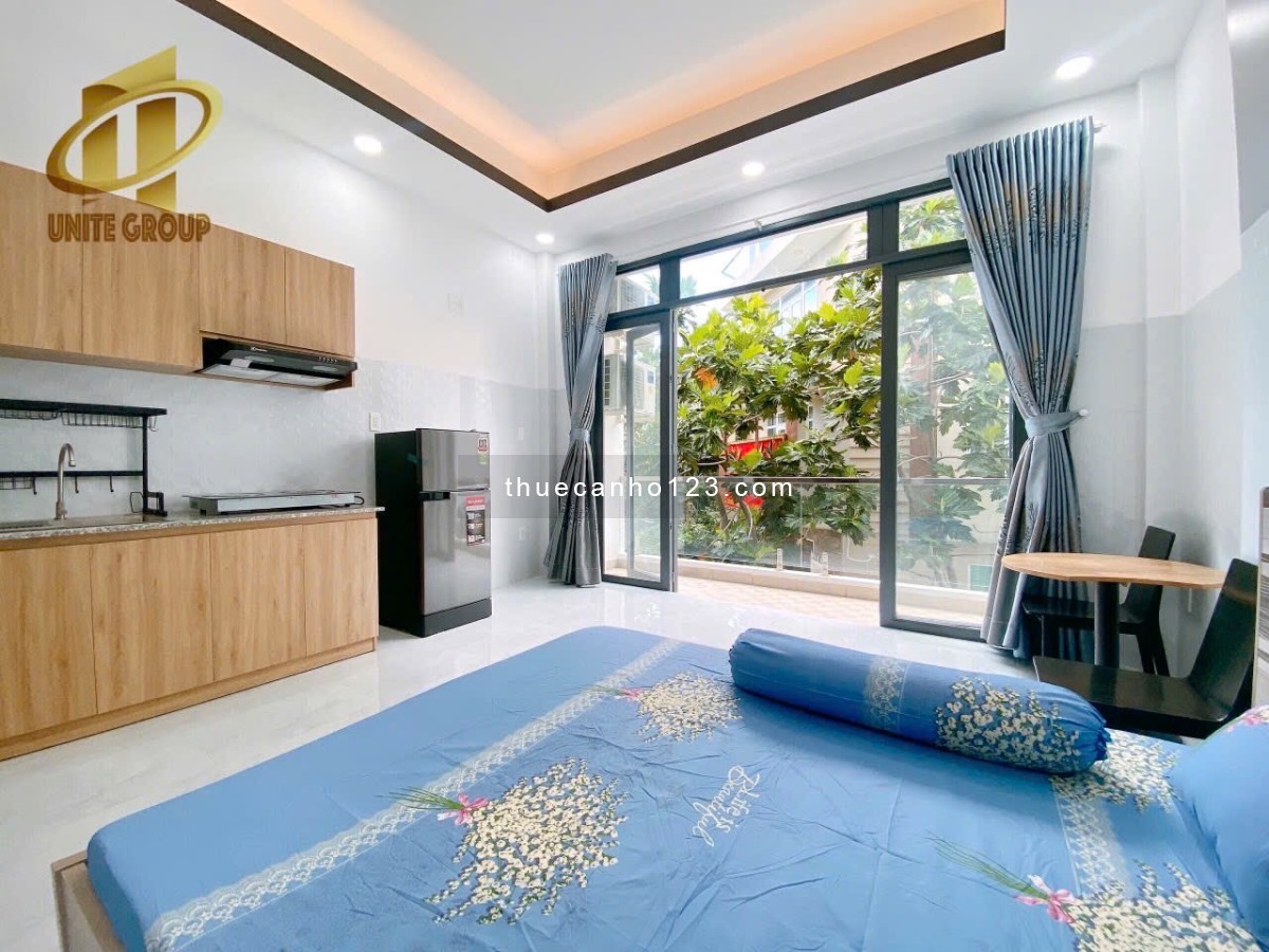 Căn hộ Studio Full Nội Thất Ban Công Lớn Đường Âu Dương Lân Q8 Gần Cầu Chữ Y qua Q1, Q5 5p xe máy