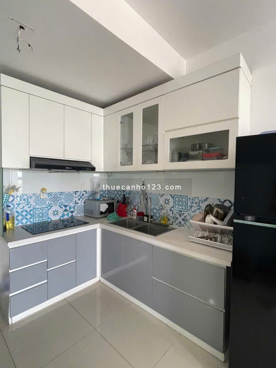 Chung cư Nguyễn Kim, Nhật Tảo, Q10: 2p ngủ, 2wc, đây đủ nội thất mới 14tr