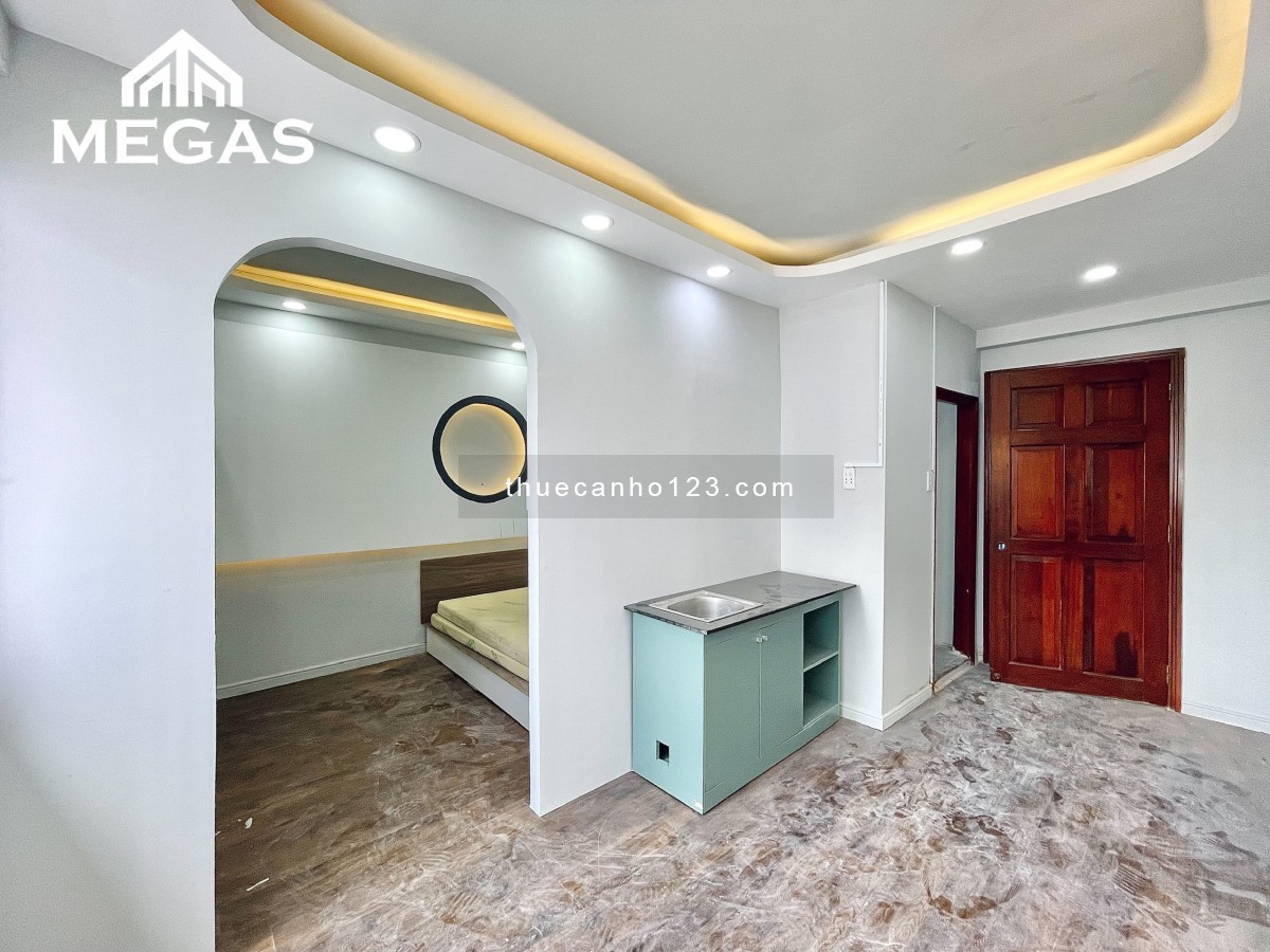 CHDV 1pn cao cấp - Ban công, full nội thất - Máy giặt riêng, mới 100% tại Lotte Mart Tân Bình.