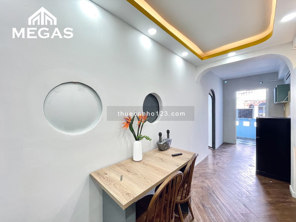 CHDV 1pn cao cấp - Ban công, full nội thất - Máy giặt riêng, mới 100% tại Lotte Mart Tân Bình.