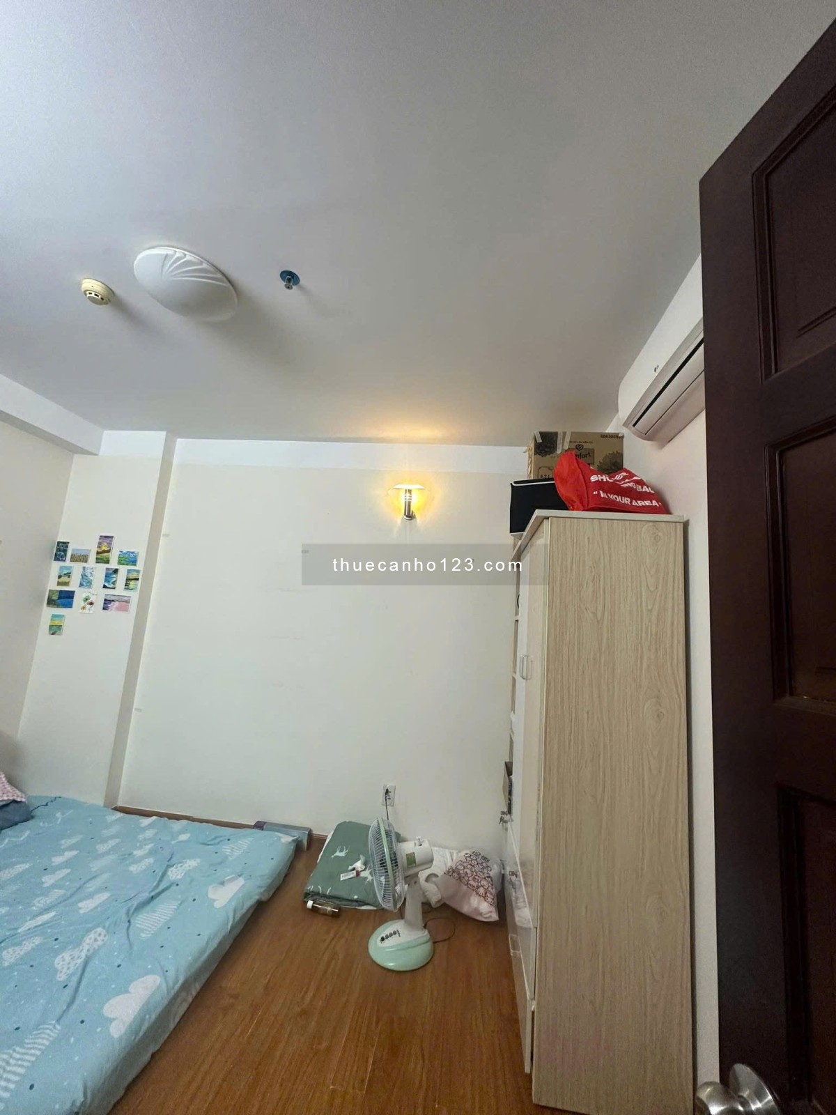 Chung cư Screc, Trường Sa, P12, Q3:77m2 2p ngủ rộng, nội thất, 14tr/th