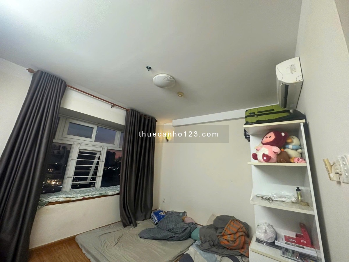 Chung cư Screc, Trường Sa, P12, Q3:77m2 2p ngủ rộng, nội thất, 14tr/th