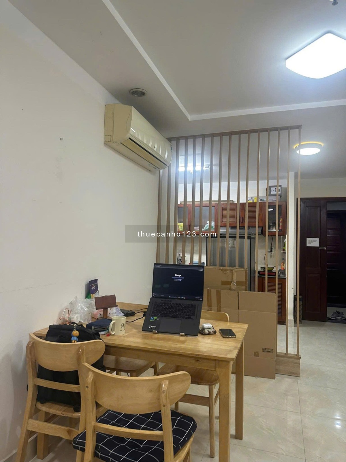 Chung cư Screc, Trường Sa, P12, Q3:77m2 2p ngủ rộng, nội thất, 14tr/th