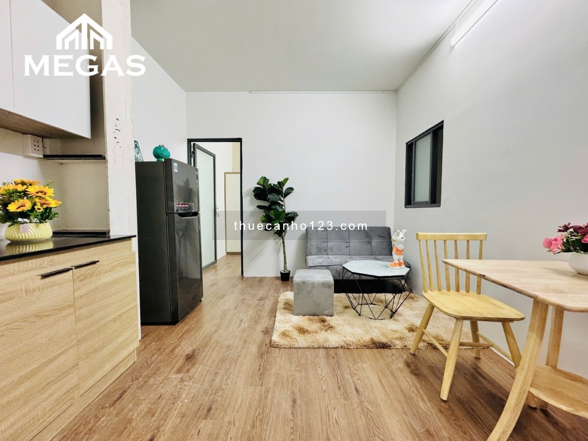 CHDV 1pn/2pn full nội thất - Cửa sổ, máy giặt riêng, mới 100% tại Bờ Kè Hoàng Sa - Trường Sa