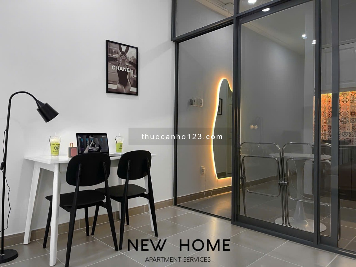 Cho thuê căn hộ 1PN - 60m² - Balcony lớn - Gần chợ Phan Văn Hân, Ngã 4 Hàng Xanh, UEF, HUTECH