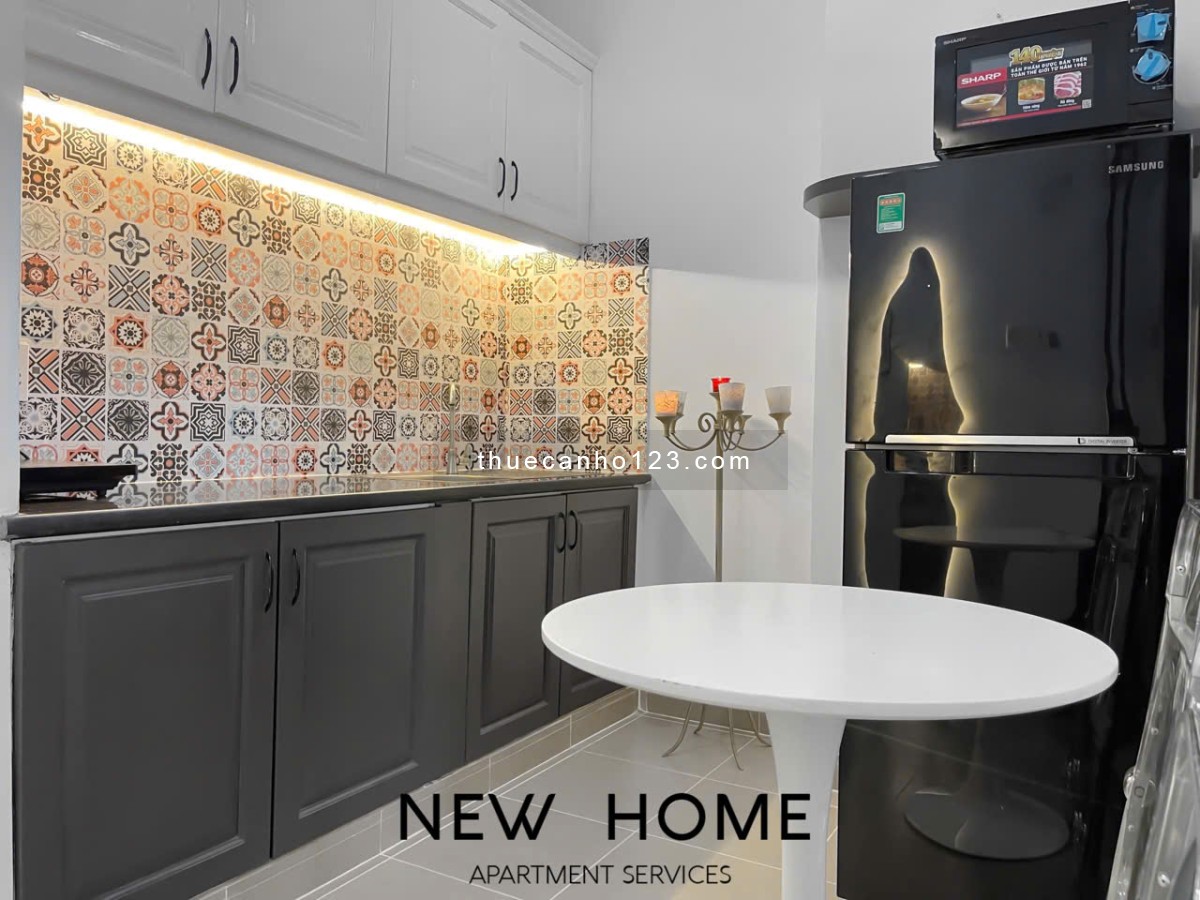 Cho thuê căn hộ 1PN - 60m² - Balcony lớn - Gần chợ Phan Văn Hân, Ngã 4 Hàng Xanh, UEF, HUTECH