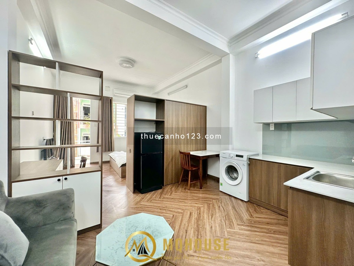 1PN Bancol 50m2 giặt riêng gần cầu thị nghè - Đài truyền hình VTV đường Nguyễn Văn Thủ Đakao quận 1