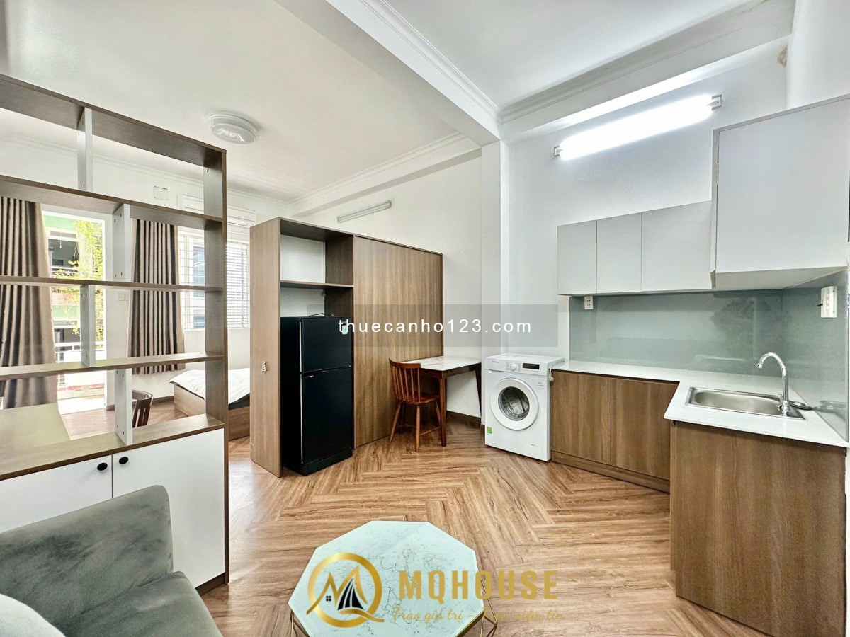 1PN Bancol 50m2 giặt riêng gần cầu thị nghè - Đài truyền hình VTV đường Nguyễn Văn Thủ Đakao quận 1