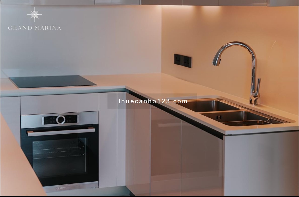 Cho thuê gấp căn hộ 1PN+1, 1WC, 71m2 tại Grand Marina Saigon, giá chỉ 55tr vnd bao phí quản lý.
