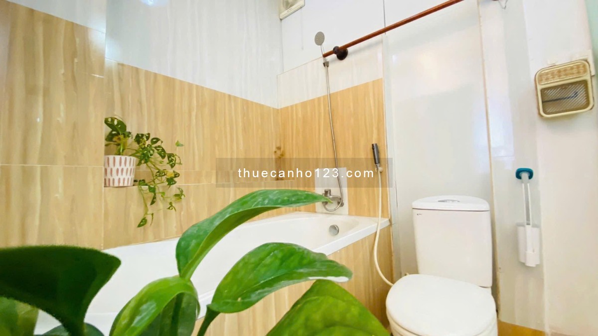 Cho thuê căn hộ tách bếp có ban công, Máy chiếu - Gần Bùi Viện, chợ Bến Thành Quận 1