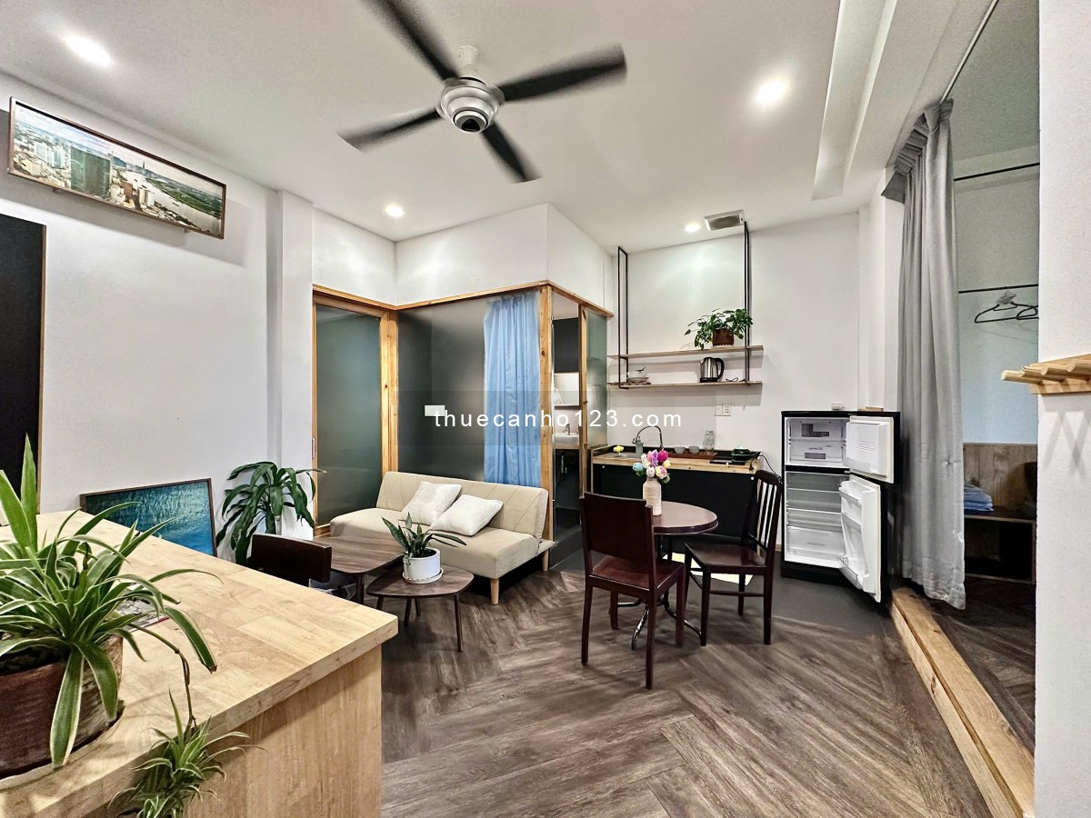 Căn Hộ 1Pn Vintage Gần Chợ Bà Chiểu, Cầu Bông Khu An Ninh