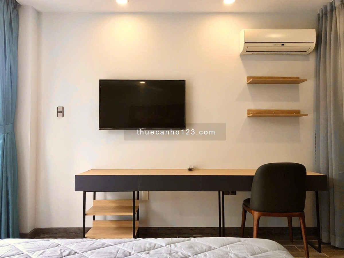 [Cực phẩm] Căn hộ 1PN đầy đủ nội thất - Ban công riêng, nội khu biệt thự