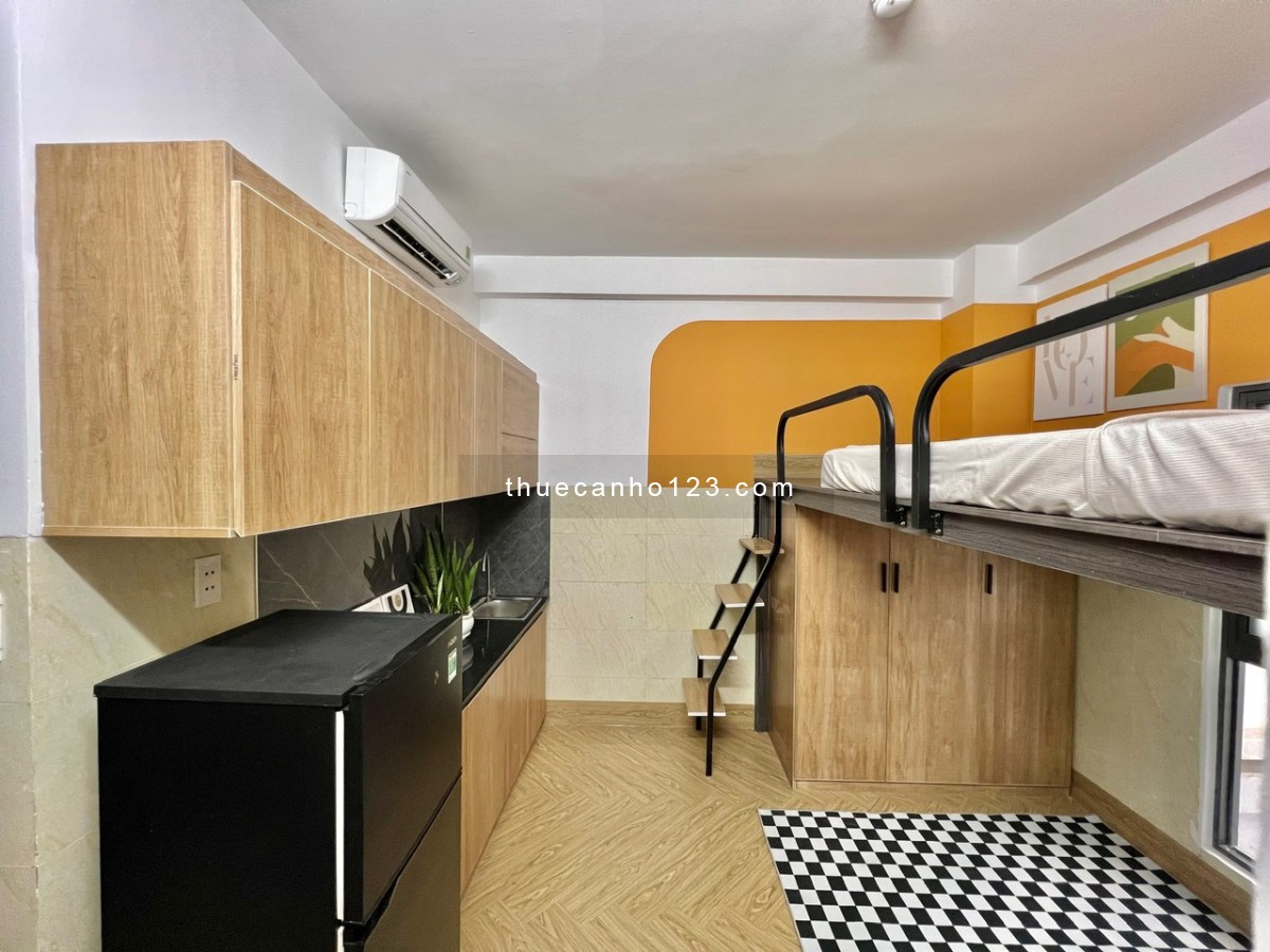 Giảm giá sốc Duplex/1PN - 60m² full nội thất - Ban công mới 100% chỉ còn giá từ 4x ngay Sân Bay TSN