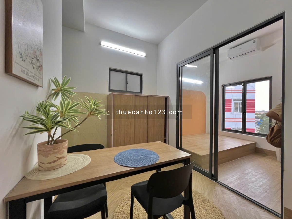 Giảm giá sốc Duplex/1PN - 60m² full nội thất - Ban công mới 100% chỉ còn giá từ 4x ngay Sân Bay TSN