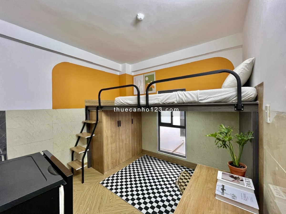 Giảm giá sốc Duplex/1PN - 60m² full nội thất - Ban công mới 100% chỉ còn giá từ 4x ngay Sân Bay TSN