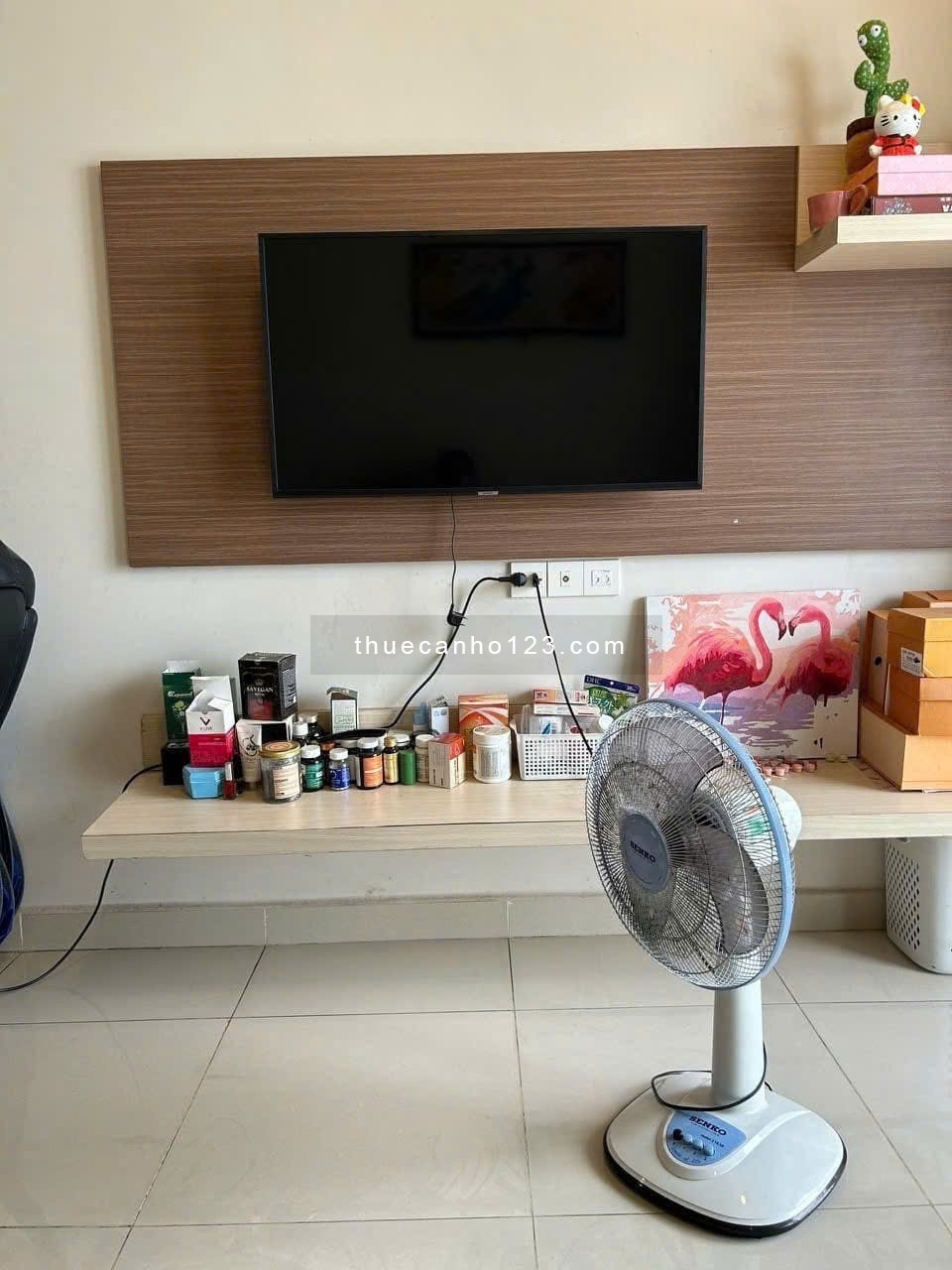 Chung cư Screc, Trường Sa, P12, Q3: 1p ngủ, 1wc, ban công thoáng, 10tr/th