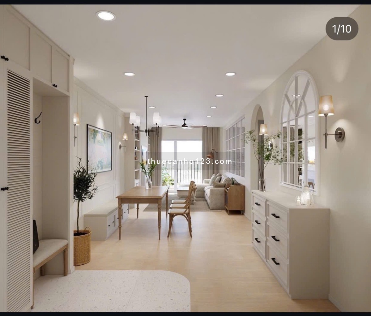 Cho thuê căn hộ Tresor 3PN 2WC, full nội thất, Quận 4, Bến Vân Đồn