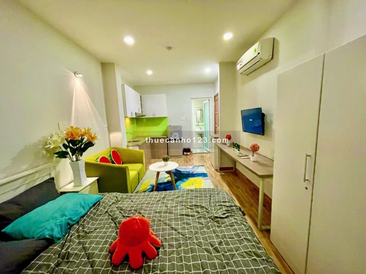 Cho thuê căn hộ có cửa sổ thoáng mát gần Đh Nguyễn Tất Thành , ĐH Luật ...