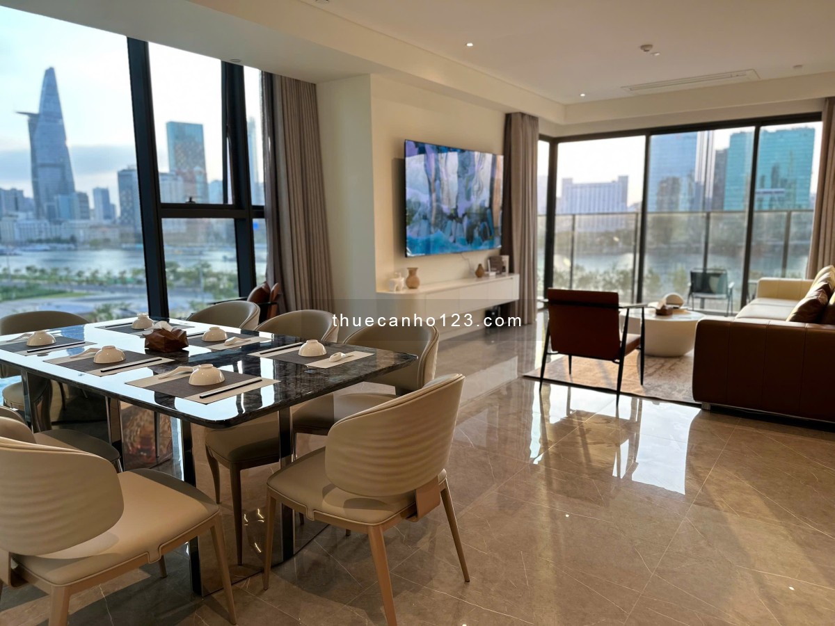 Cho thuê căn hộ 3PN - 2WC, 116m2 The Metropole Thủ Thiêm, giá tốt nhất thị trường chỉ 35 tr/th