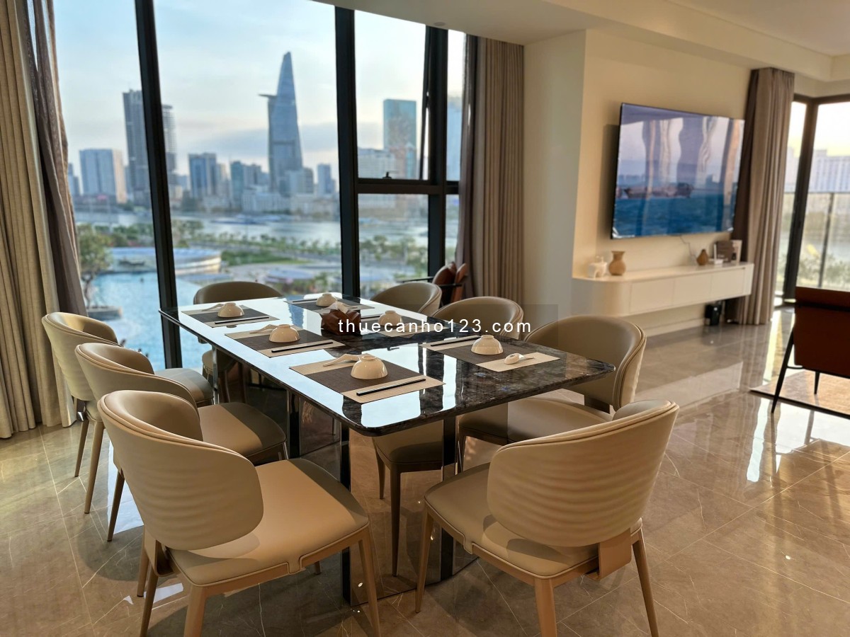 Cho thuê căn hộ 3PN - 2WC, 116m2 The Metropole Thủ Thiêm, giá tốt nhất thị trường chỉ 35 tr/th