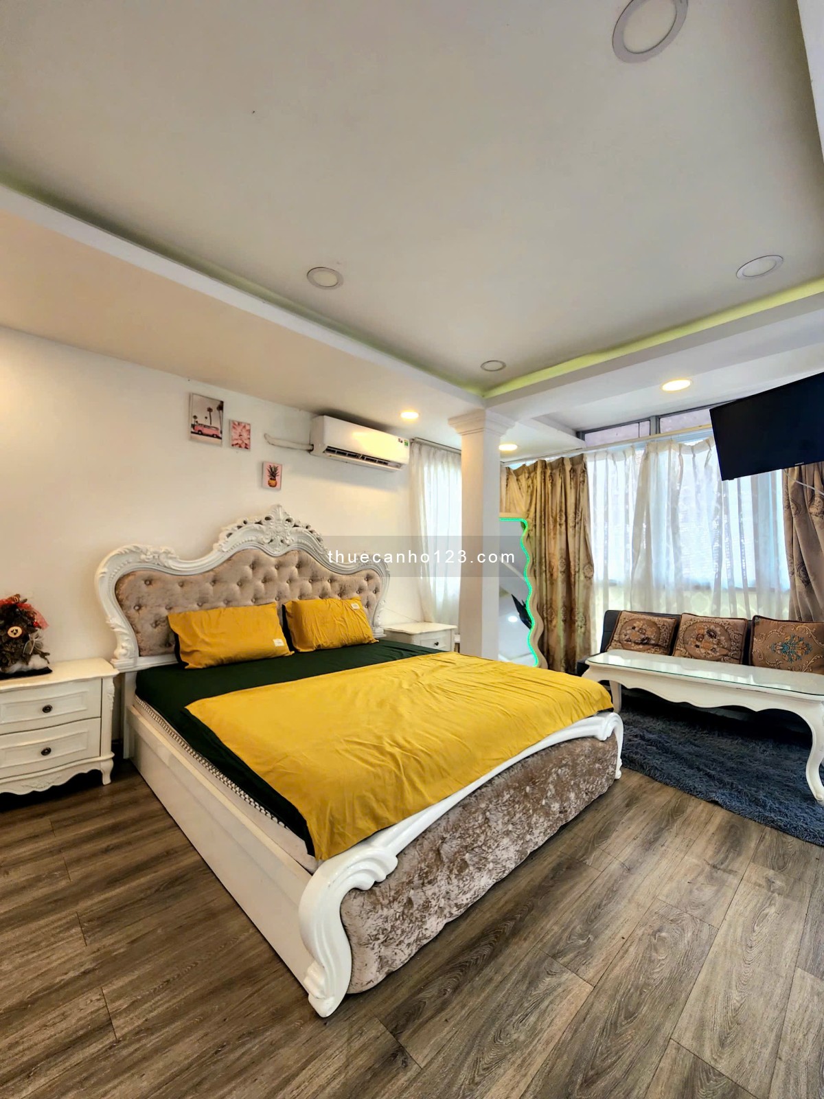 Penthouse trung tâm 45m2 balcony trồng cây, bồn tắm lớn, gần Chợ Thị Nghè, Cầu Bason, Thảo Cầm Viên