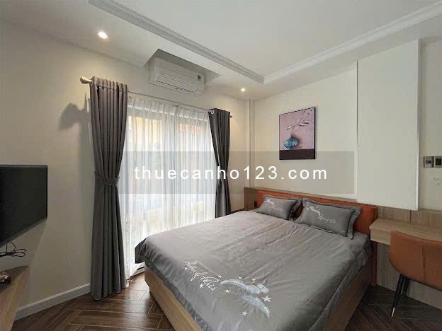 Cho thuê căn hộ Bình Thạnh – Diện tích 45m² – Thang máy – Nhà xe – Bồn tắm lớn – Balcony