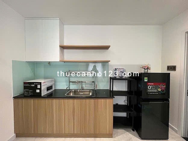 Cho thuê căn hộ Bình Thạnh – Diện tích 45m² – Thang máy – Nhà xe – Bồn tắm lớn – Balcony